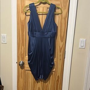 BCBGMaxAzria Deep Blue Evening Dress.